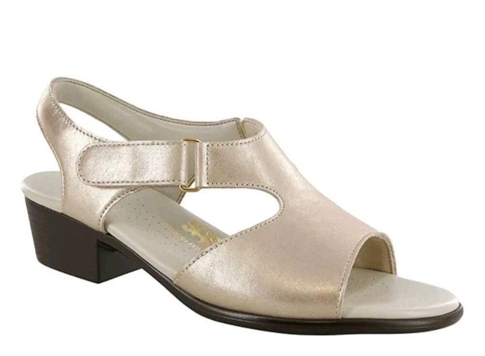 SAS Sandals Suntimer Lusso Leather Cushioned Comfort Womens Sz 7.5M